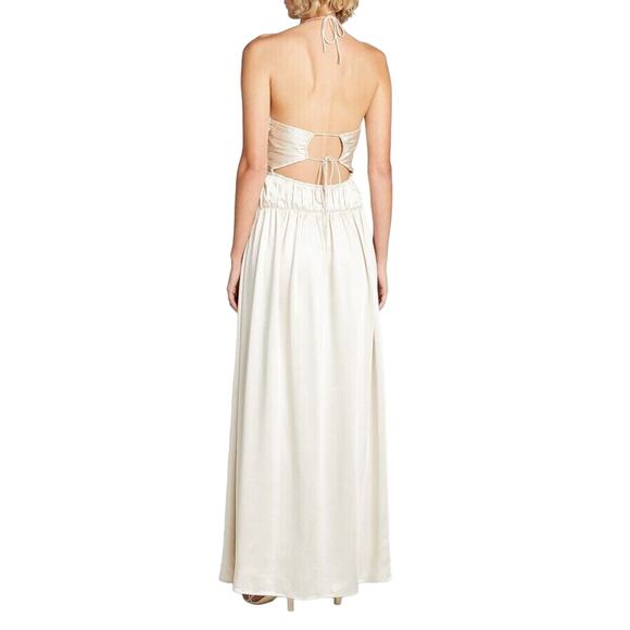 Jonathan Simkhai Clementine Leisure Halter Dress in Stone (Size S) - Picture 11 of 11